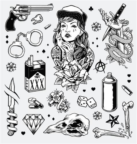 cdgdbentre compilation. . Drug dealer gangster tattoo designs